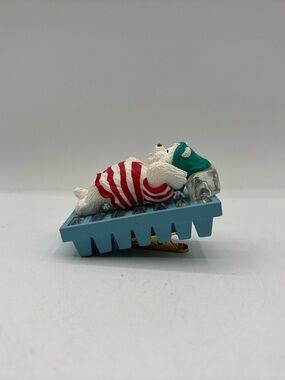 Hallmark Keepsake Ornament Dated 1993 Vintage Water Bed Snooze Handcrafted EUC